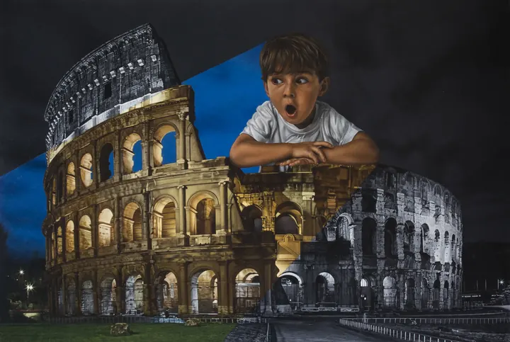 Pieza no. 7, de la serie Scintille. Trillizos Torres Pacheco.